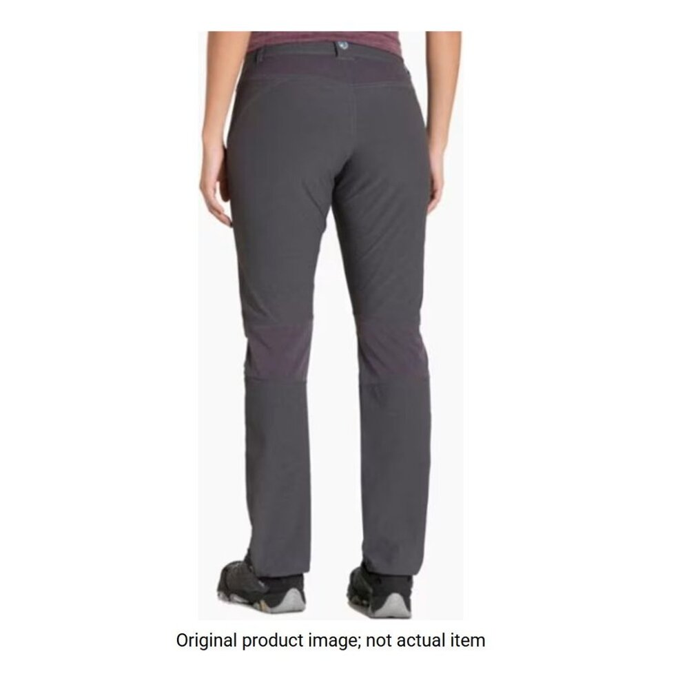 NWT Kuhl Avengr Pants Women's 14 Short RARE HTF Nylon Stretch Dark Gray MSRP$139 - Picture 3 of 12